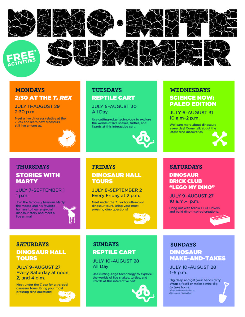 Dino-Mite Summer Calendar