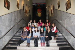 Mongolian girls in their country's ROOTS program