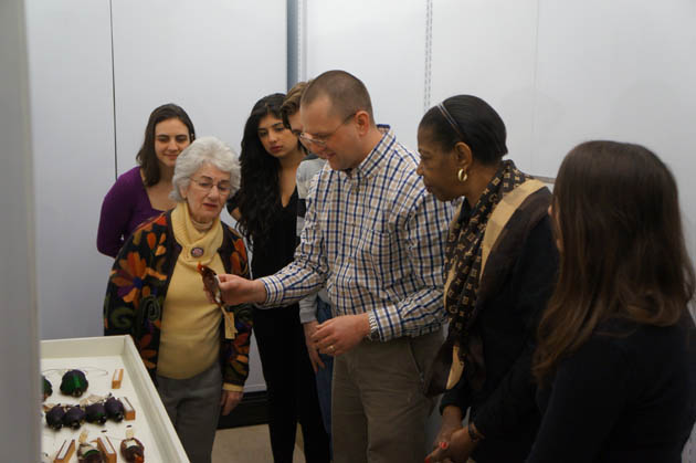 Learning about birds from Collection Manager Nate Rice