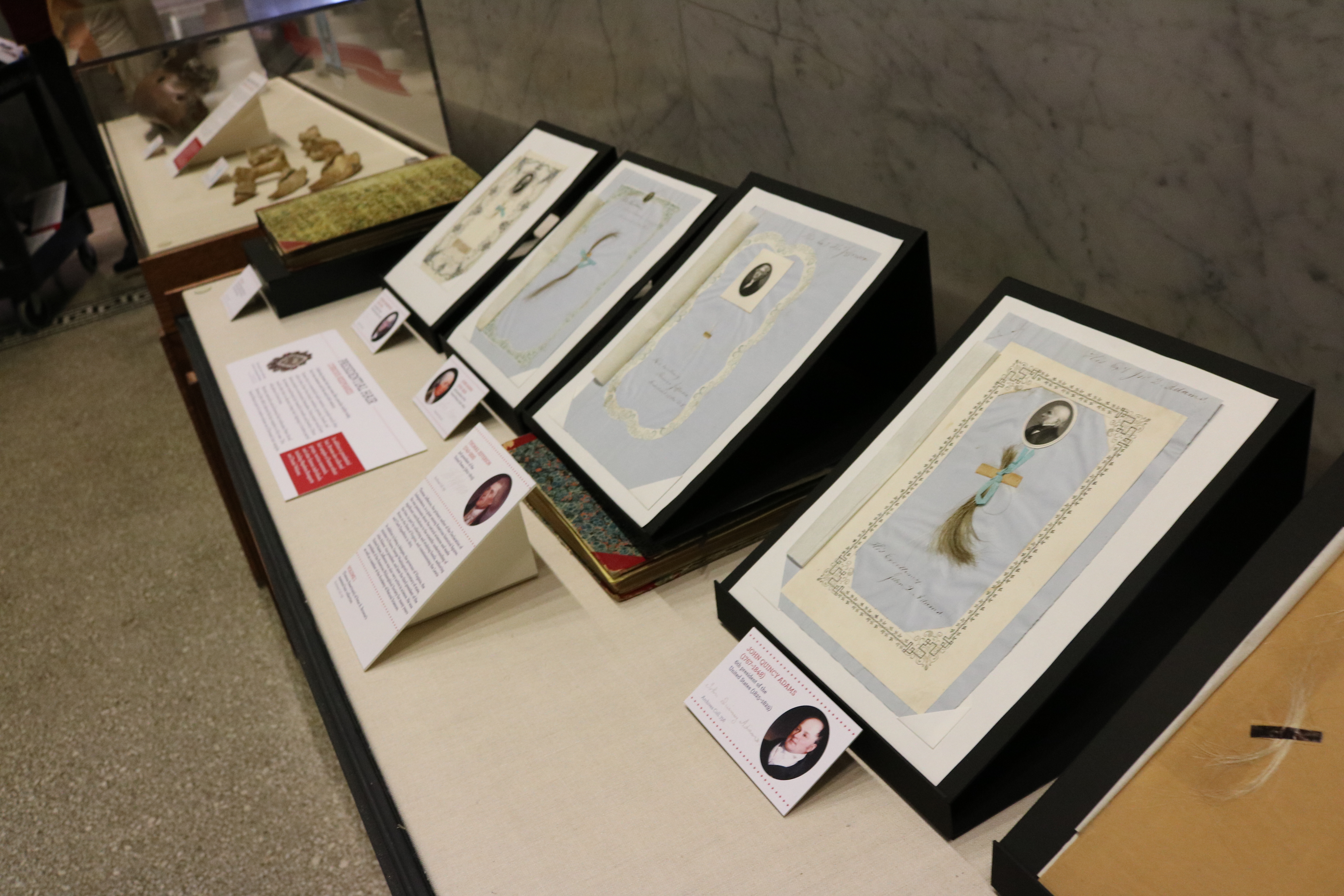 The Presidential Archives exhibit is now open.