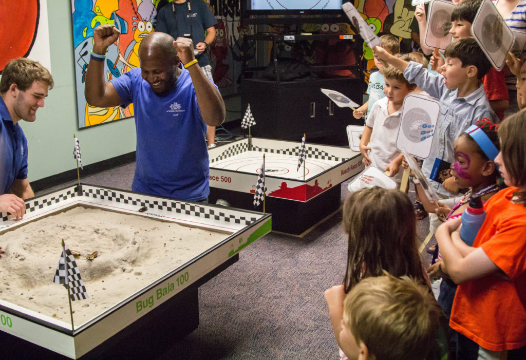 Cheer on your favorite roach at Roach Race 500.