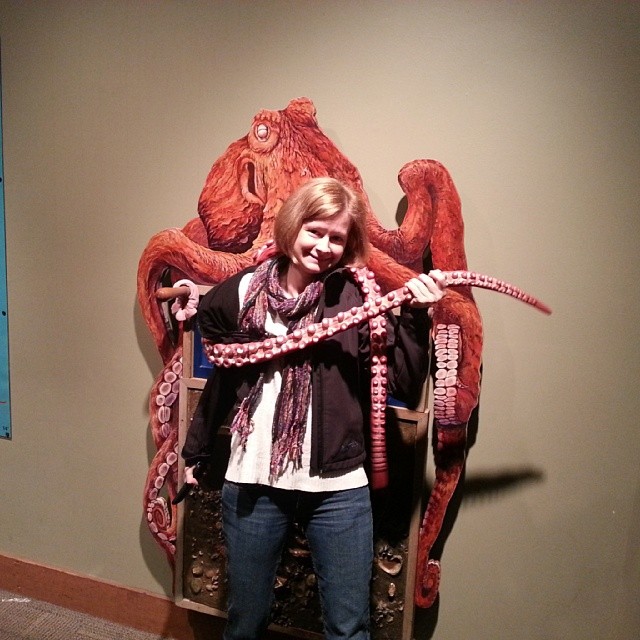 Purdum is a cephalopod enthusiast. | Photo by: Erick Moeller