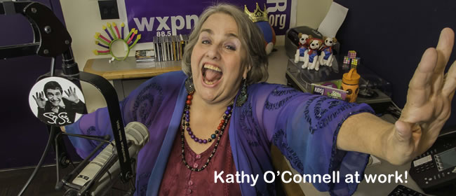 Super Science Cyber School Day is hosted in partnership with WXPN and Kids' Corner host, Kathy O'Connell. Photo courtesy of WXPN.