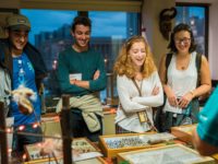 Members learn about insects in the collection