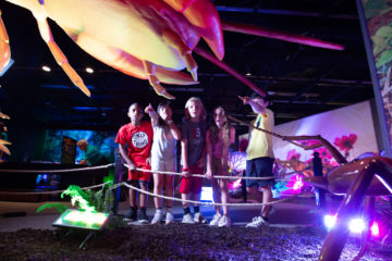 Children explore Xtreme Bugs at the Academy of Natural Sciences