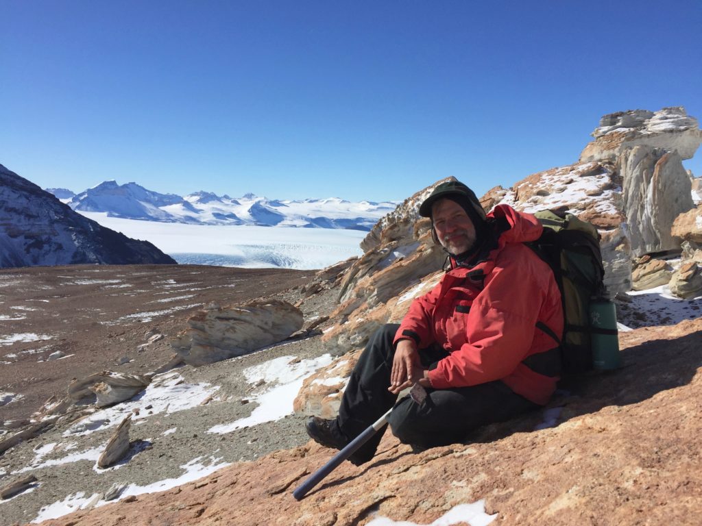 Ted Daeschler in Antarctic