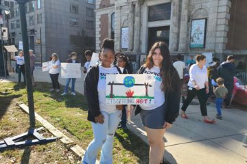 girls protest signs