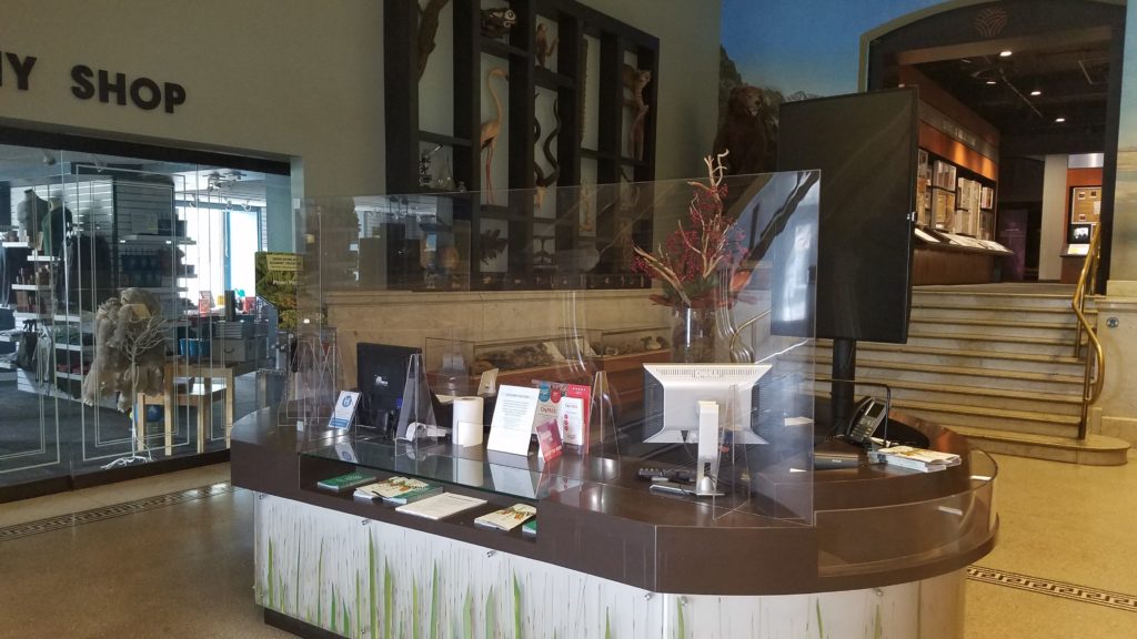 admissions desk