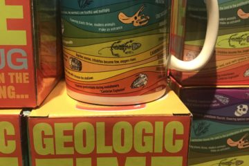 Illustrated geologic time mug
